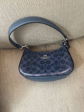 Coach Blue mini Teri bag